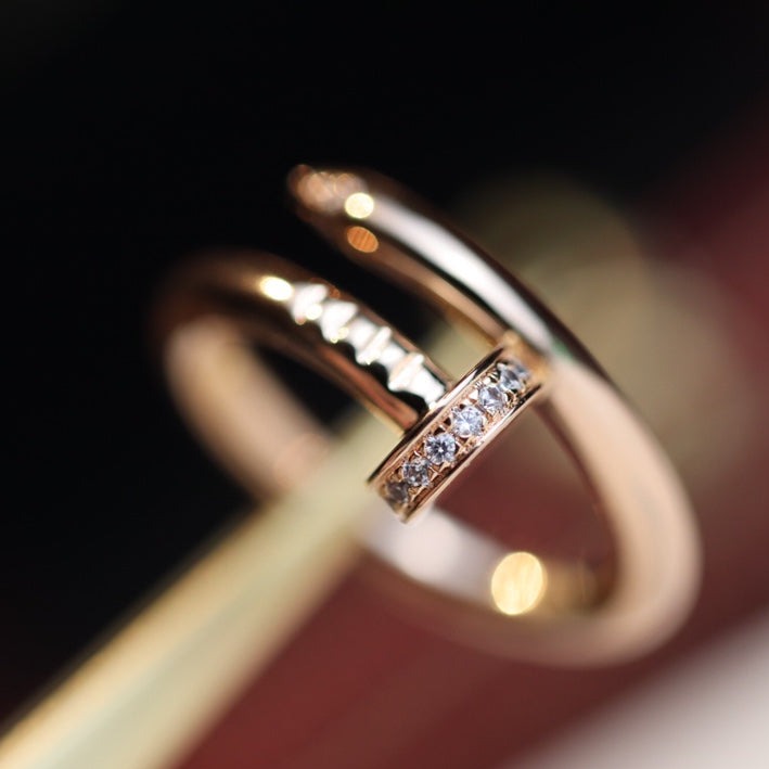 [BLUE TEARS]JUSTE RING 2.65MM PINK GOLD DIAMOND