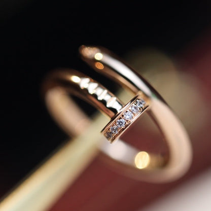 [BLUE TEARS]JUSTE RING 2.65MM PINK GOLD DIAMOND
