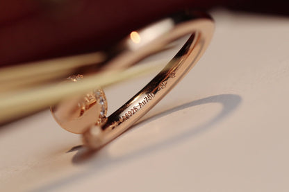 [BLUE TEARS]JUSTE RING 2.65MM PINK GOLD DIAMOND