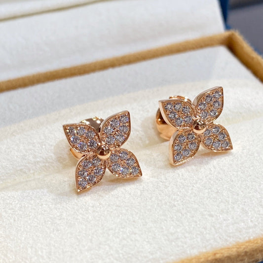 [BLUE TEARS]STAR DIAMOND EARRINGS