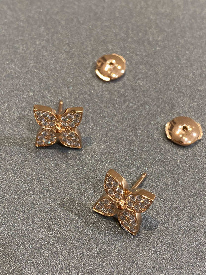 [BLUE TEARS]STAR DIAMOND EARRINGS
