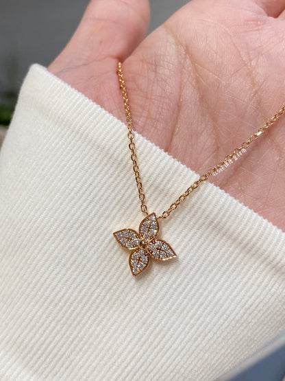 [BLUE TEARS]STAR DIAMOND NECKALCE