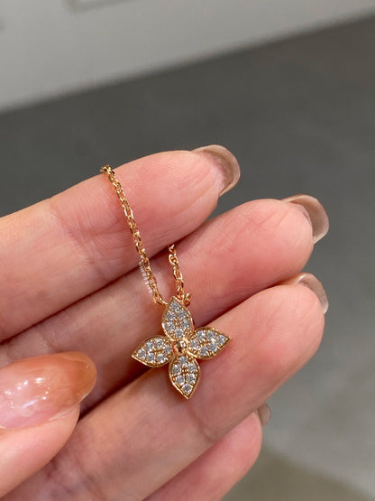 [BLUE TEARS]STAR DIAMOND NECKALCE