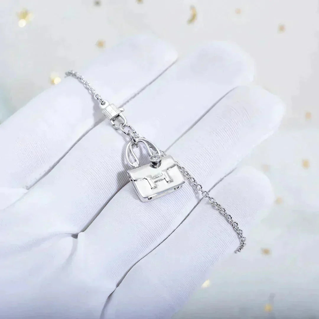 [BLUE TEARS]AMULETTE PEDANT SILVER NECKLACE