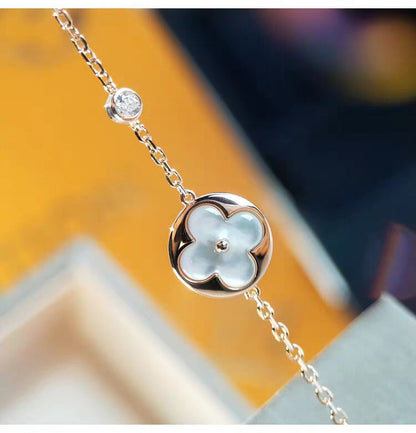 [BLUE TEARS]SUN MOP GOLD 1 DIAMOND NECKLACE