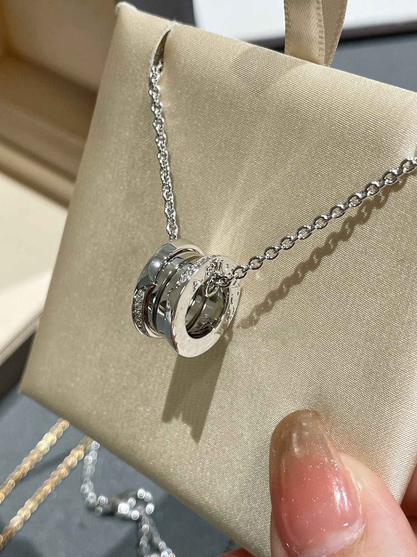 [BLUE TEARS]ZERO 1 NECKLACE DIAMOND
