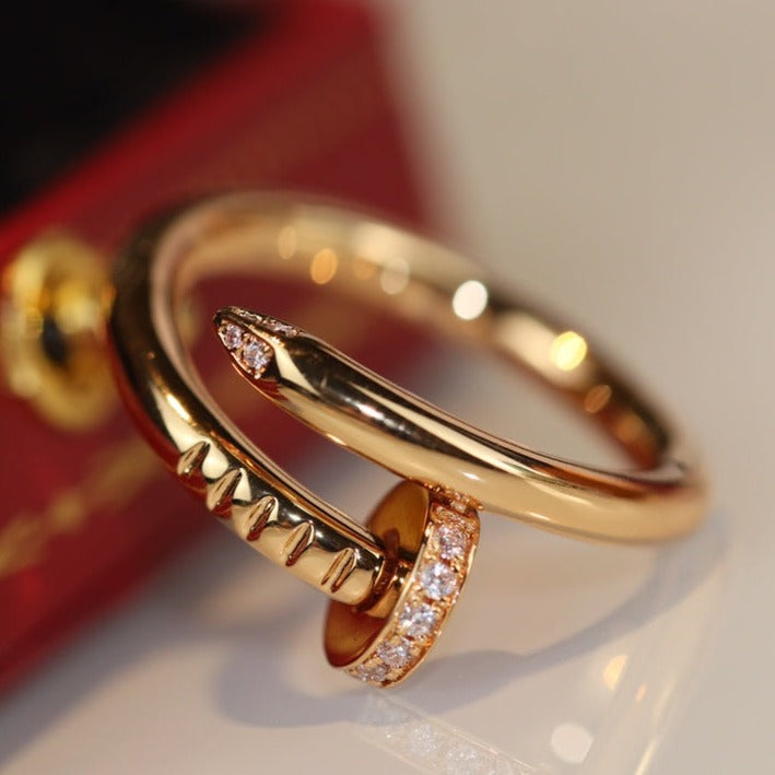[BLUE TEARS]JUSTE RING 2.65MM GOLD DIAMOND