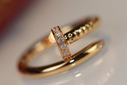 [BLUE TEARS]JUSTE RING 2.65MM GOLD DIAMOND