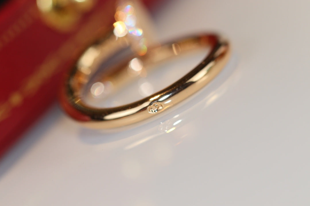 [BLUE TEARS]JUSTE RING 2.65MM GOLD DIAMOND