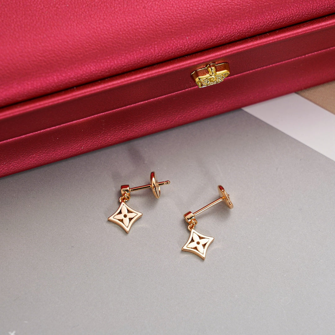 [BLUE TEARS]STAR EARRINGS GOLD