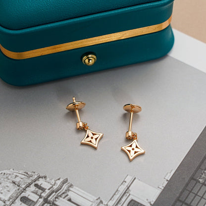 [BLUE TEARS]STAR EARRINGS GOLD