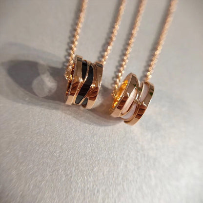 [BLUE TEARS]ZERO 1 NECKLACE PINK GOLD