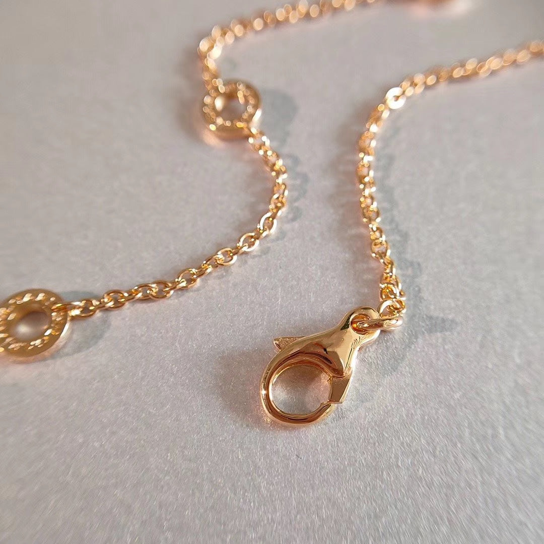 [BLUE TEARS]ZERO 1 NECKLACE PINK GOLD