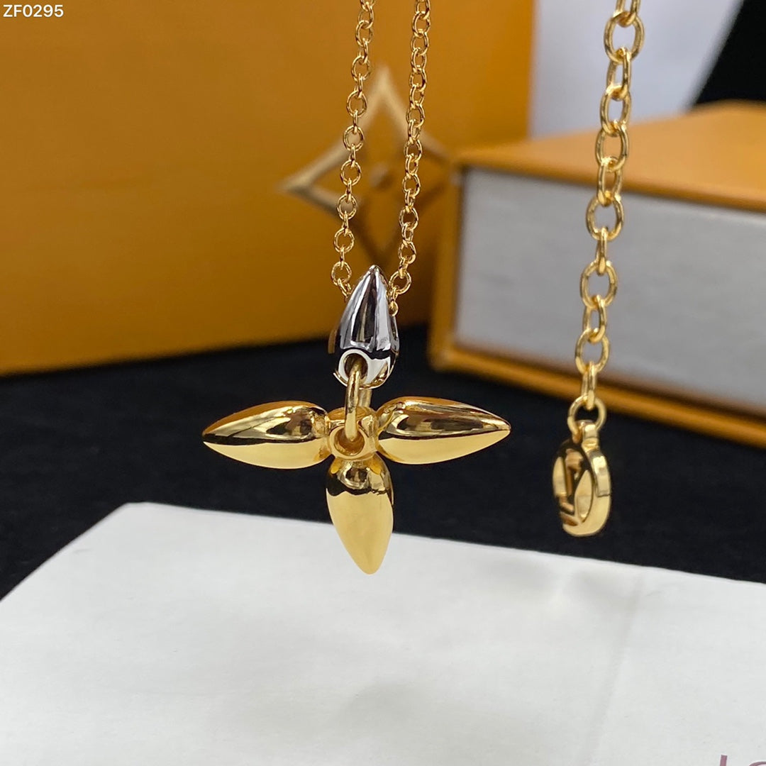 [BLUE TEARS]LOUISETTE PEDANT GOLD NECKLACE