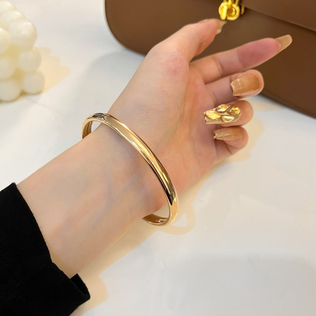 [BLUE TEARS]PANTHERE GOLD DIAMOND OPEN BRACELET
