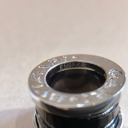 [BLUE TEARS]ZERO 1 BLACK CERAMIC SILVER NECKLACE