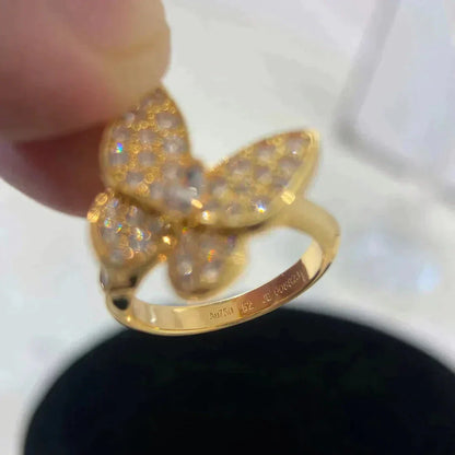 [BLUE TEARS]BUTTERFLY DIAMOND RING