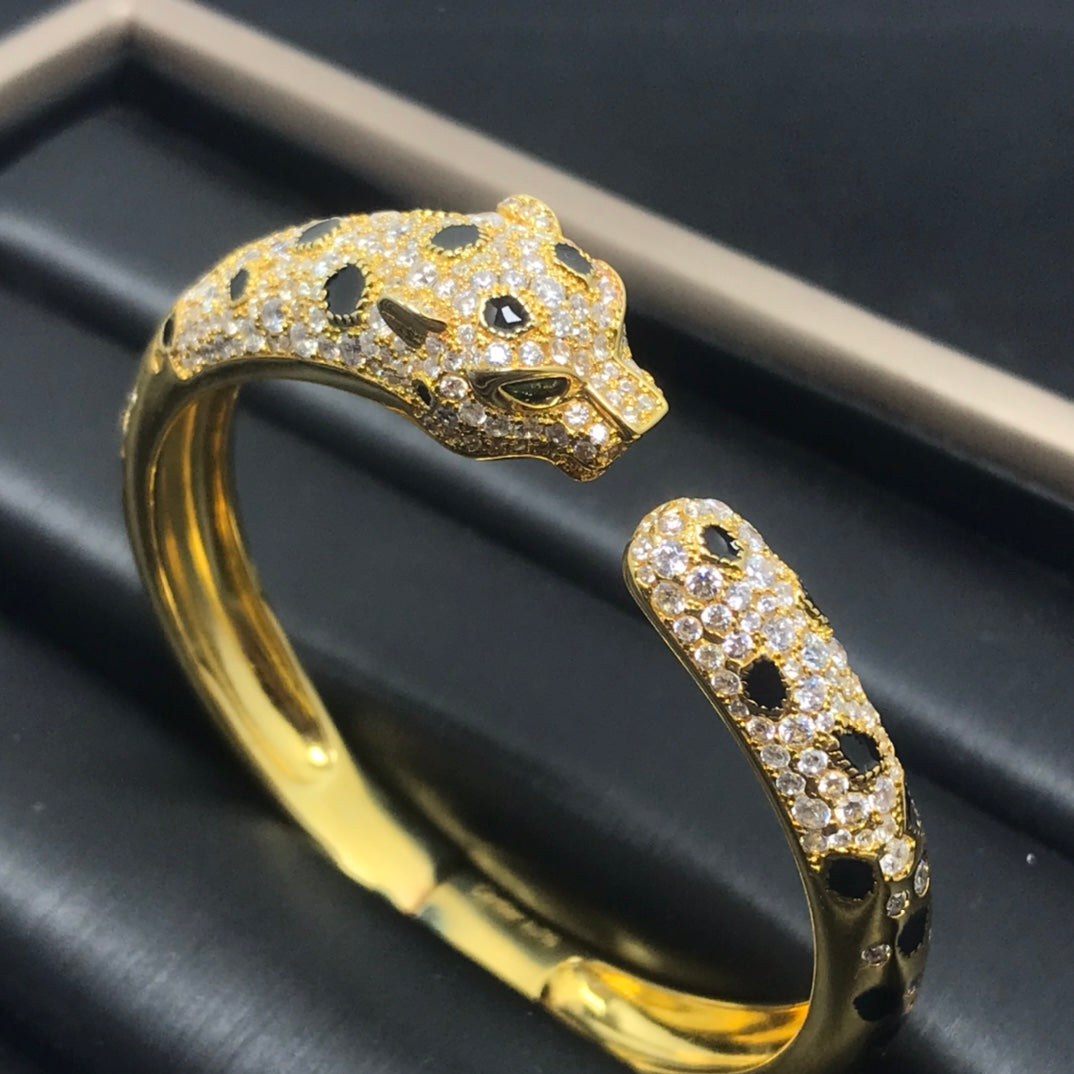 [BLUE TEARS]PANTHERE BIG BRACELET DIAMONDS