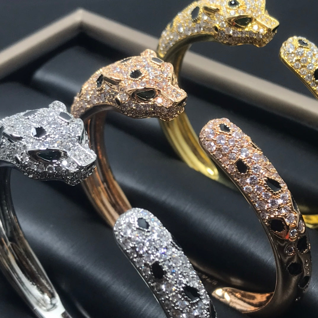 [BLUE TEARS]PANTHERE BIG BRACELET DIAMONDS