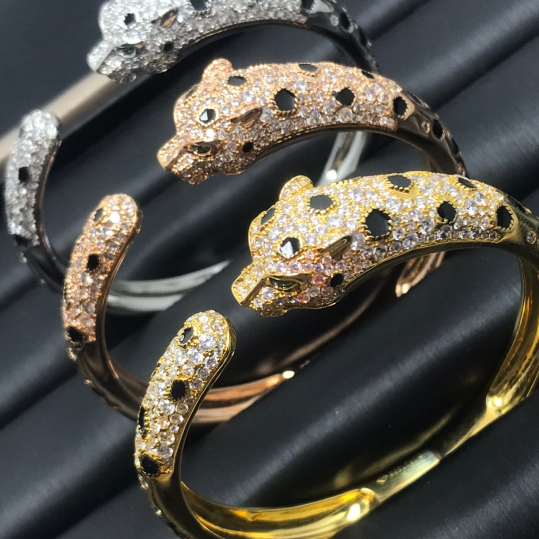 [BLUE TEARS]PANTHERE BIG BRACELET DIAMONDS