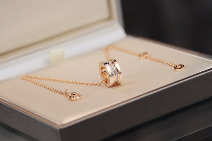 [BLUE TEARS]ZERO 1 PINK GOLD DIAMOND NECKLACE