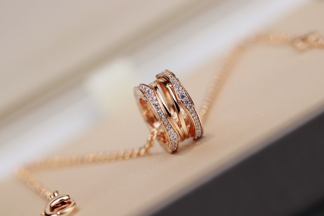 [BLUE TEARS]ZERO 1 PINK GOLD NECKLACE