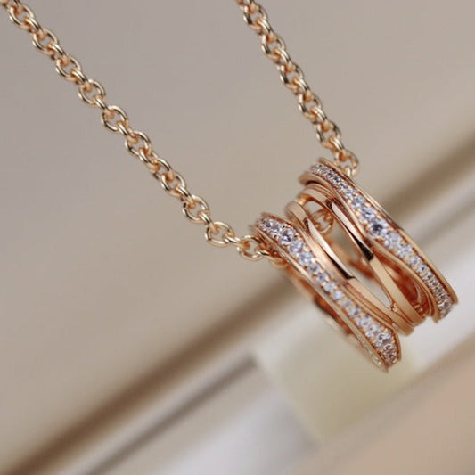 [BLUE TEARS]ZERO 1 PINK GOLD NECKLACE