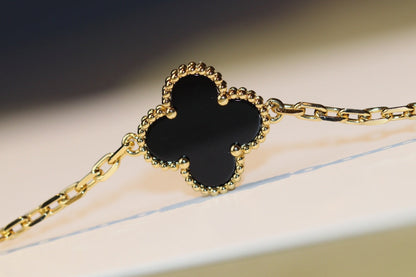 [BLUE TEARS]CLOVER 20 MOTIFS ONYX ROSE GOLD