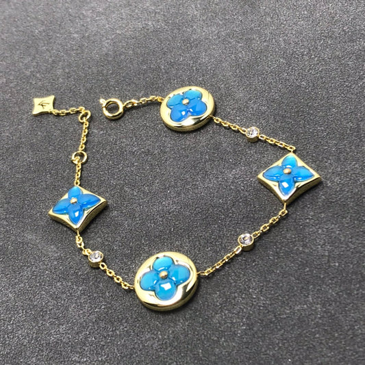 [BLUE TEARS]STAR AND SUN TURQUOISE 4 MOTIFS 3 DIAMONDS
