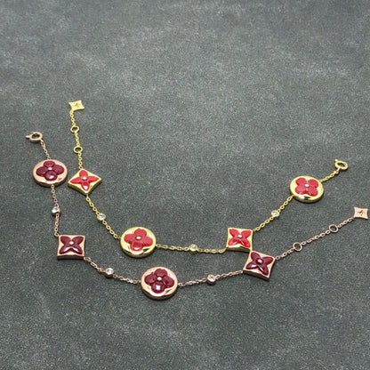 [BLUE TEARS]STAR AND SUN CARNELIAN 4 MOTIFS 3 DIAMONDS