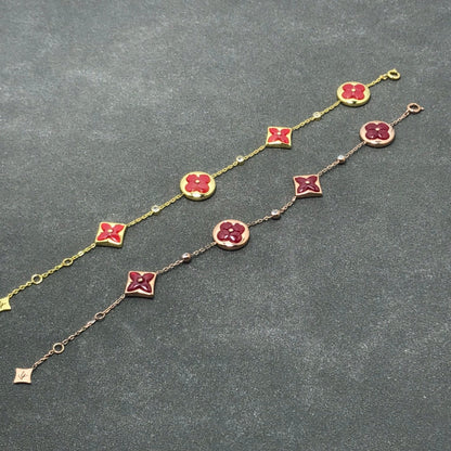 [BLUE TEARS]STAR AND SUN CARNELIAN 4 MOTIFS 3 DIAMONDS