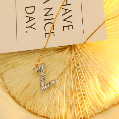 [BLUE TEARS]VOLT SILVER DIAMOND PEDANT NECKLACE