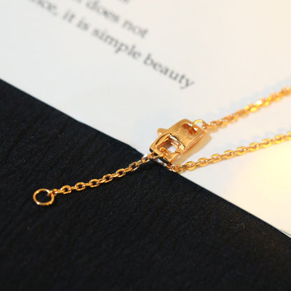 [BLUE TEARS]STAR AND SUN DIAMOND PINK GOLD NECKLACE