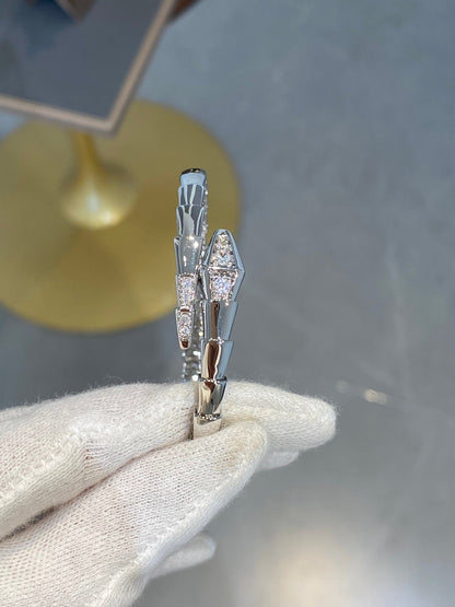 [BLUE TEARS]SERPENTI BRACELET DIAMONDS SILVER