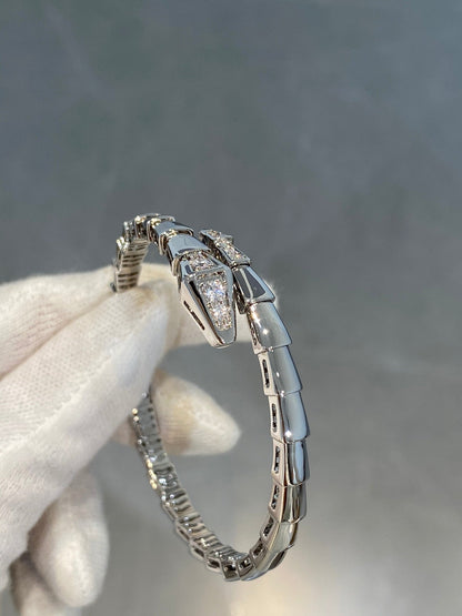 [BLUE TEARS]SERPENTI BRACELET DIAMONDS SILVER