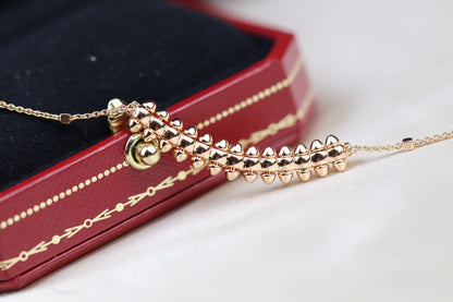 [BLUE TEARS]CLASH PINK GOLD NECKLACE