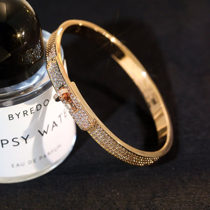[BLUE TEARS]KELLY BRACELET DIAMOND PAVED