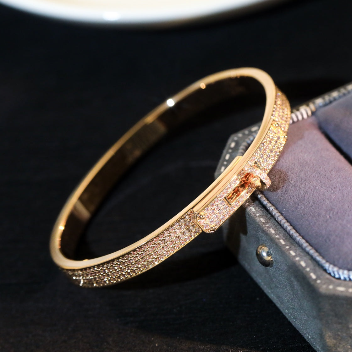 [BLUE TEARS]KELLY BRACELET DIAMOND PAVED