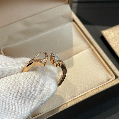 [BLUE TEARS]DREAM MOP DIAMOND OPEN RING