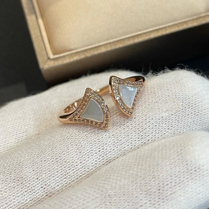 [BLUE TEARS]DREAM MOP DIAMOND OPEN RING