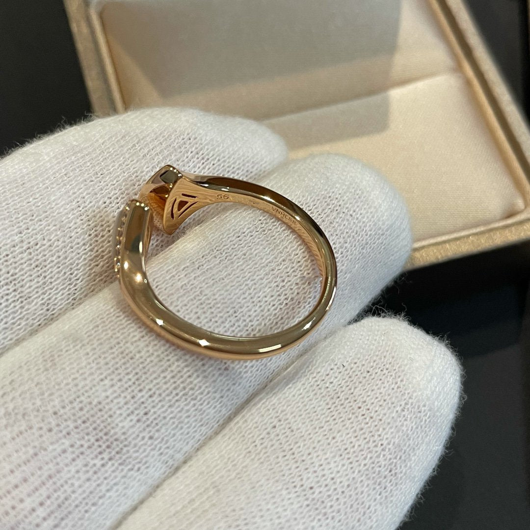 [BLUE TEARS]DREAM MOP DIAMOND OPEN RING