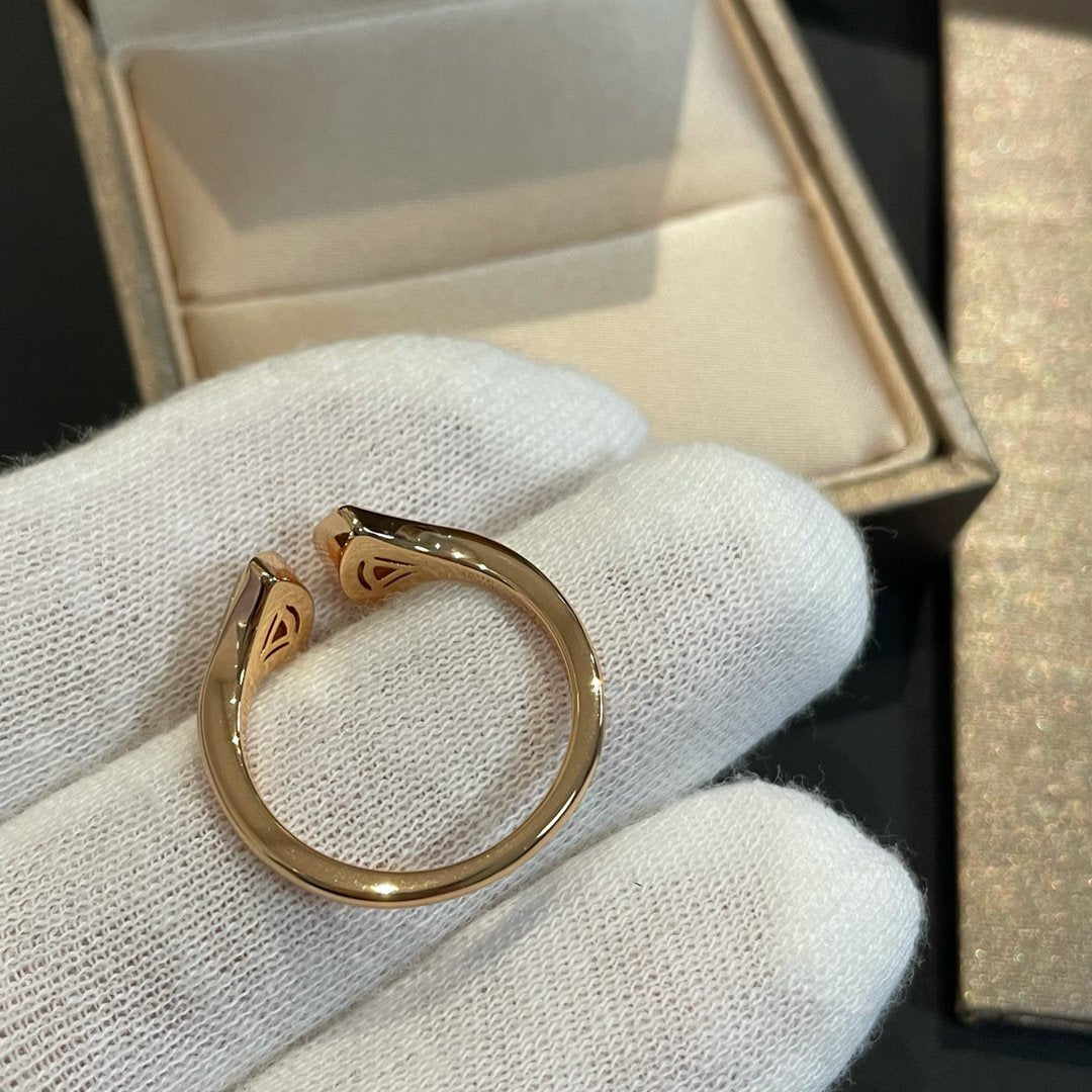 [BLUE TEARS]DREAM MOP DIAMOND OPEN RING