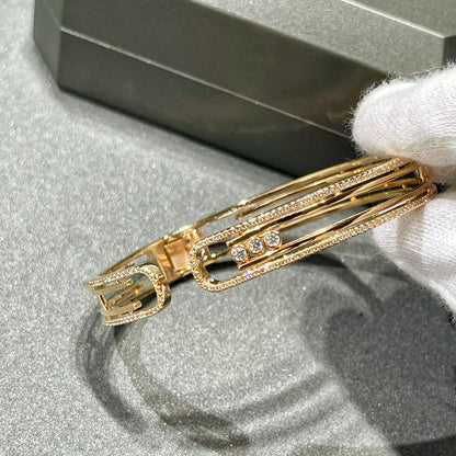 [Blue Tears Jewelry]MOVE 10TH PAVED DIAMOND BRACELET