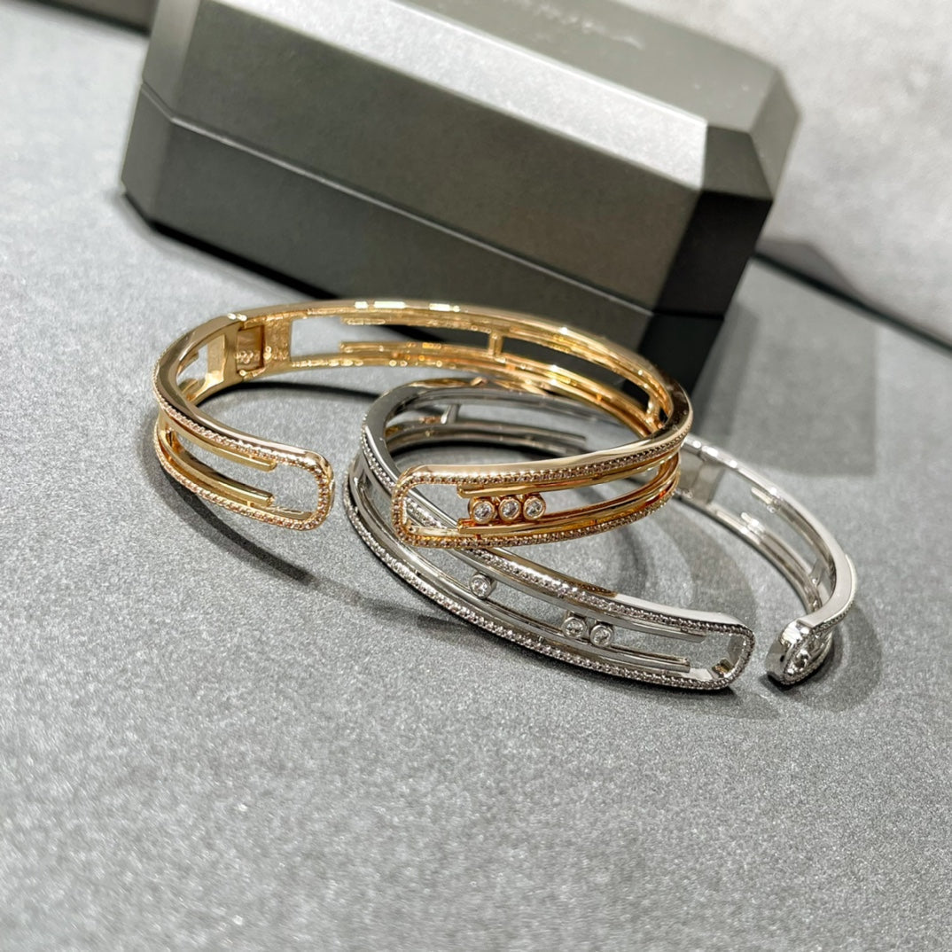 [Blue Tears Jewelry]MOVE 10TH PAVED DIAMOND BRACELET