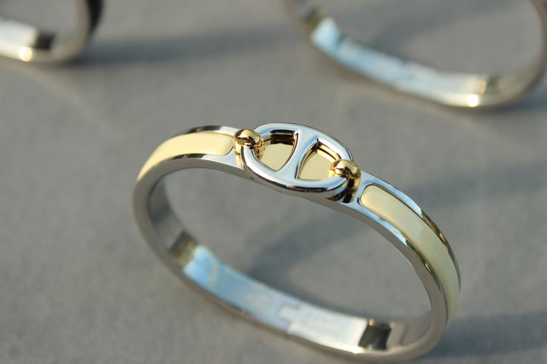 [BLUE TEARS]CLIC CHAINE SILVER BRACELET