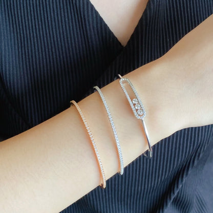 [BLUE TEARS]MINI DIAMOND TENNIS BRACELET