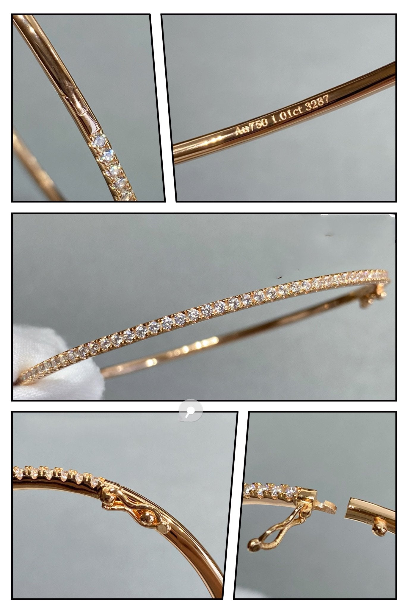 [BLUE TEARS]MINI DIAMOND TENNIS BRACELET