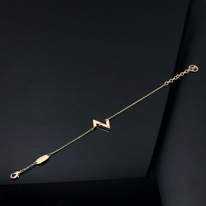 [BLUE TEARS]VOLT LV LOGO BRACELET