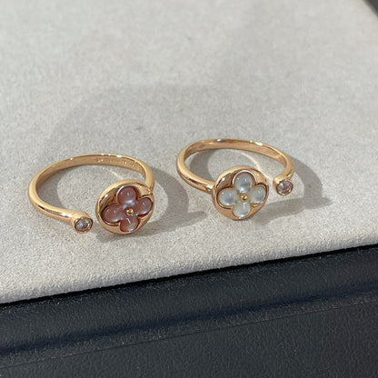 [BLUE TEARS]SUN 1 DIAMOND PINK MOP RING