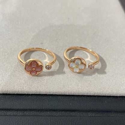 [BLUE TEARS]SUN 1 DIAMOND PINK MOP RING